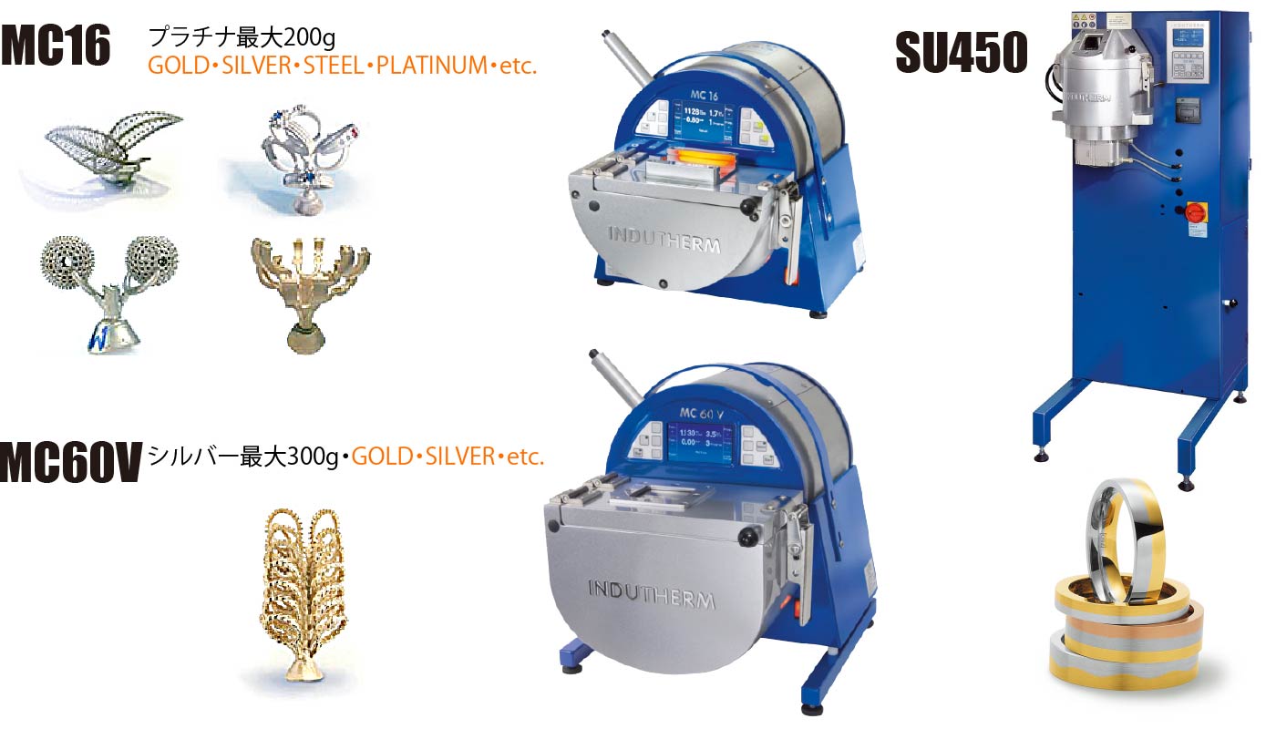 SUZUHO [小型真空加圧鋳造機 INDUTHERM MC15+/MC60｜異種金属拡散接合