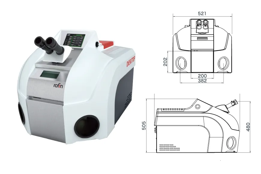 新型レーザー溶接機、New Desktop 7004